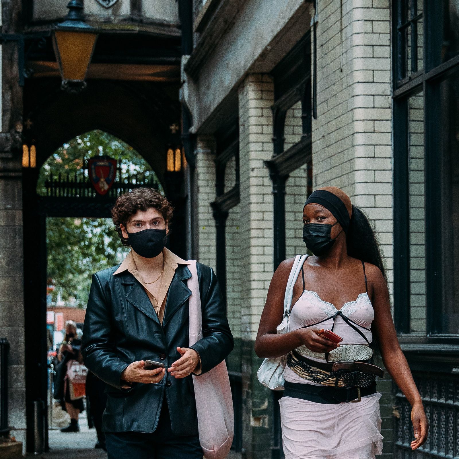 Combat boots and barely-there slip dresses make a street style comeback