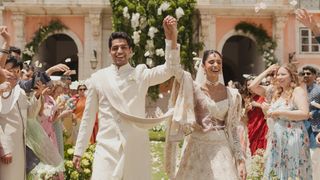 Image may contain Rohan Gandotra Meral Tasbas Jule Böwe Kultar Gill Adult Person Wedding Clothing Dress and Fashion