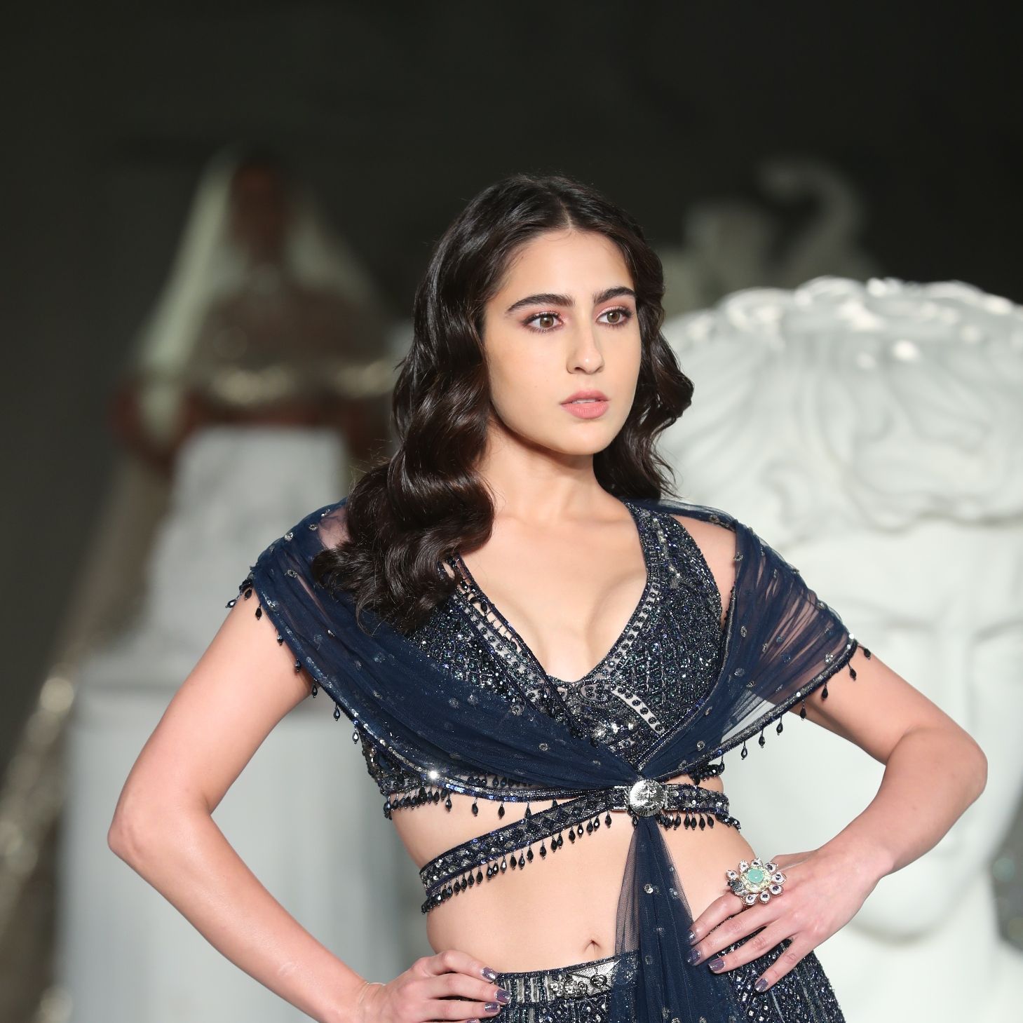First Look: Falguni Shane Peacock dream up an Indo-Parision affair for their new couture collection of lehengas and intricate veils