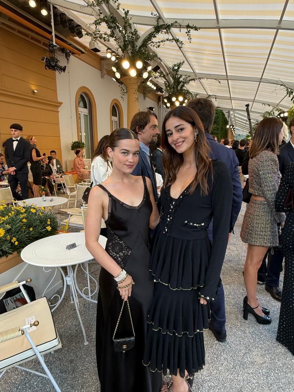 “Hung out with Sarah Catherine Hook aka the legendary Piperrrr” says Ananya Panday.