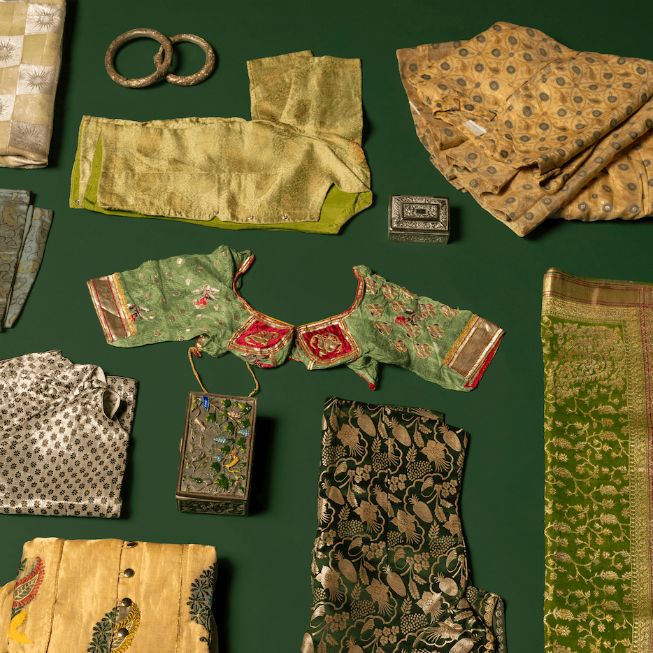 For art curator Madhu Neotia, zardozi blouses and brocade skirts are the new heirlooms