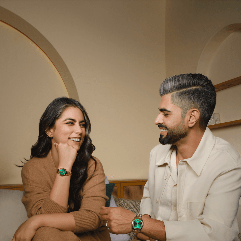 How Aigner’s luxury craftsmanship marks this couple’s journey of firsts